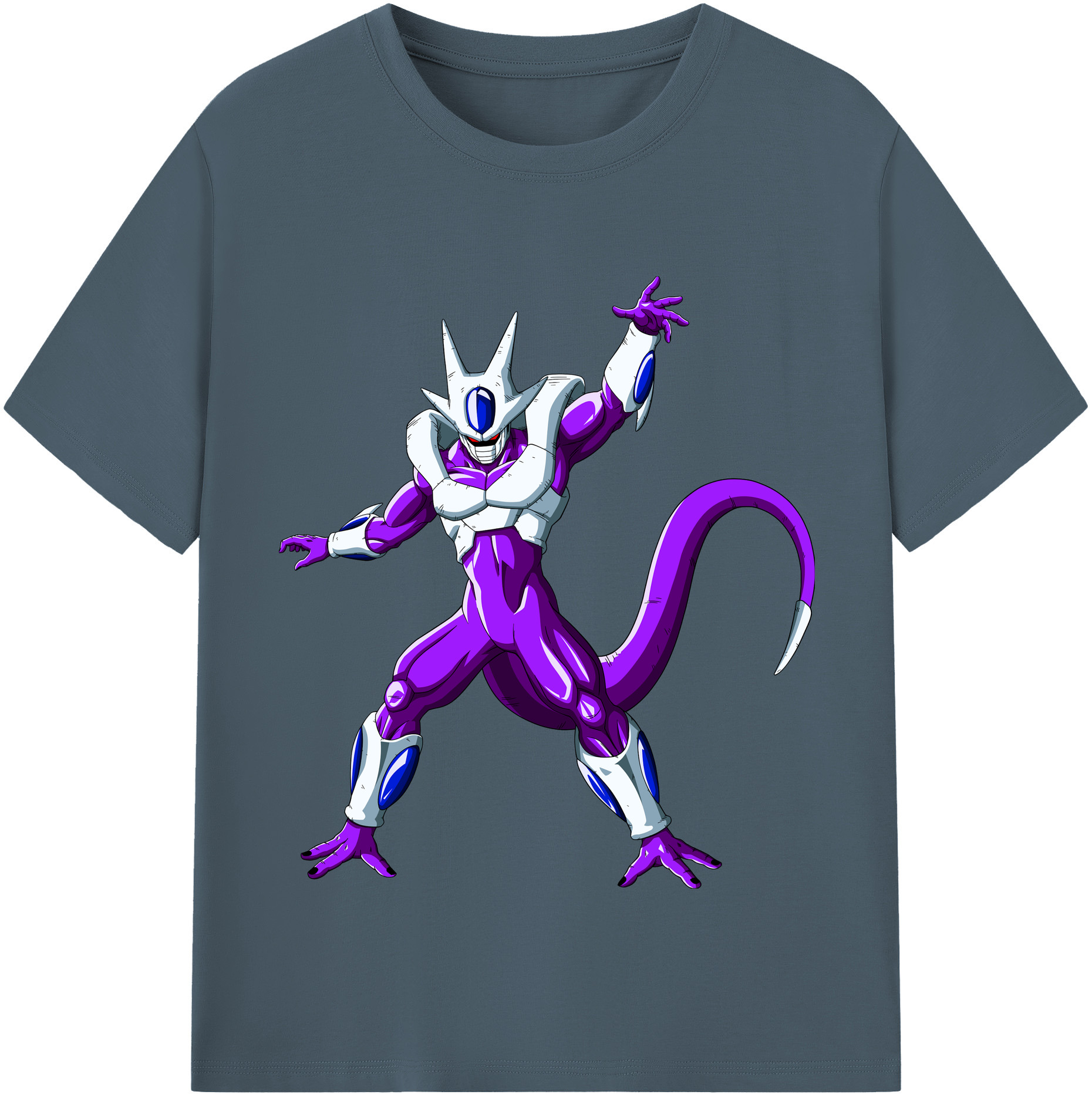 （画像用） ドラゴンボール クウラ DRAGON BALL Cooler Coora 綿100％半袖Tシャツ（フロントプリント）